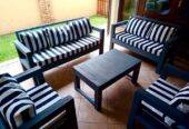 Outdoor patio furniture made of strong wood