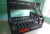 Double and single Strong wooden bunkbeds