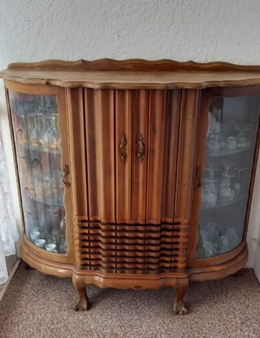 Antique Glass Display Cupboard