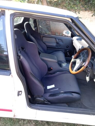 1997 Ford Ranchero XR8, chevrolet 350 engine white, engine overhauled