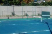 Tennis court repairs