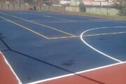 Tennis court repairs