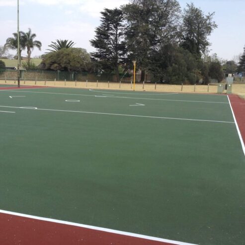 Tennis court repairs