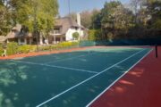 Tennis court repairs