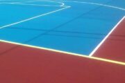 Tennis court repairs