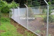 Tennis court fencing