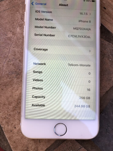 Iphone 8 256GIG