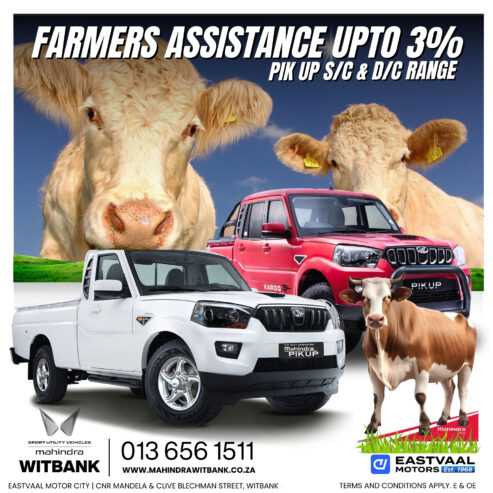 FARMERS ASSISTANCE UP TP 3%