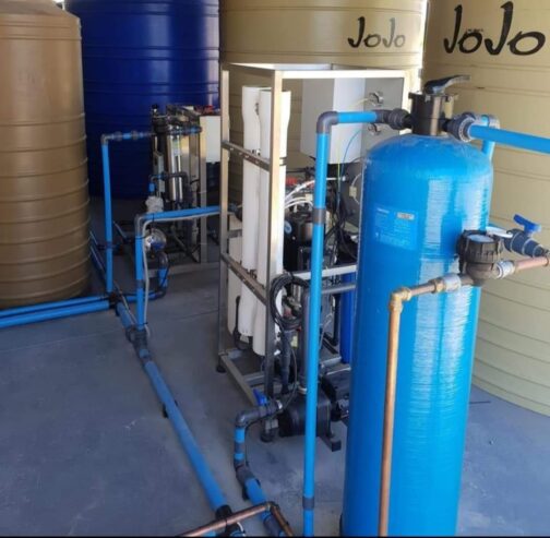 Fully Operational RO3 Water Purification Plant, plus four (4) x bulk d