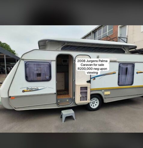 ALMOST NEW 2008 JURGENS PALMA CARAVAN