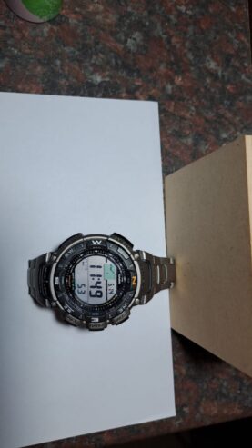 Casio Pro Trek, Triple Sensor, Solar men’s watch.