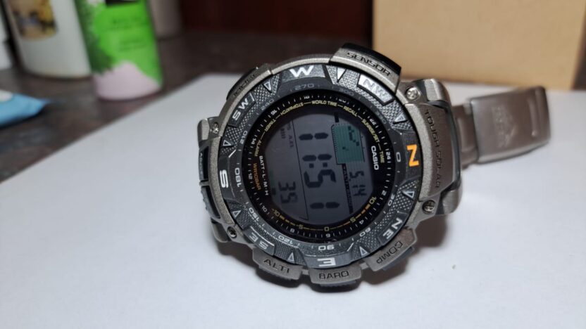 Casio Pro Trek, Triple Sensor, Solar men’s watch.