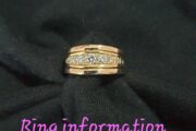 Very unique and rare Gold Wedding/engagement ring