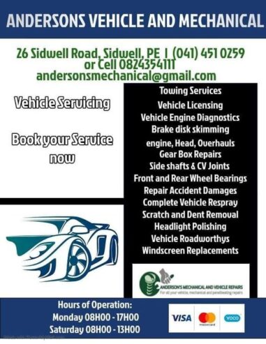 Andersons Vehicle and Mechanical Services