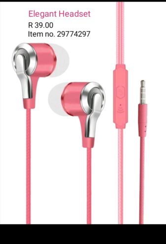 WIRED HEADSET Pink