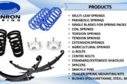 Leaf Springs; Coil Springs and accessories