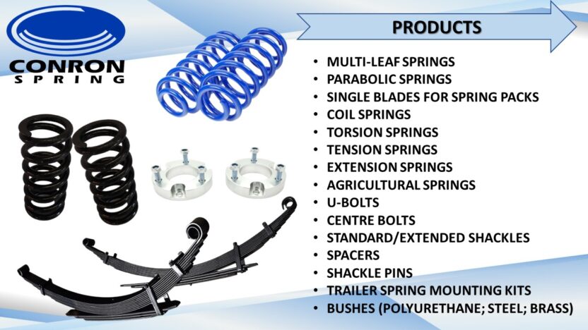 Leaf Springs; Coil Springs and accessories