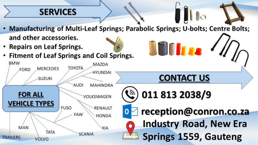 Leaf Springs; Coil Springs and accessories