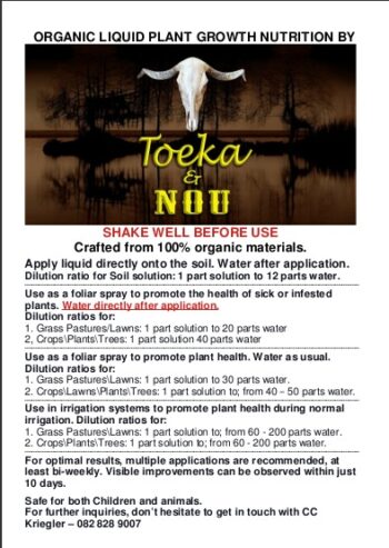 Toeka & NOU Liquid Plant Nutrition