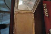 Antique Powder Box with mirror