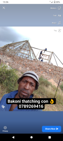 Bakoni thatch lapas