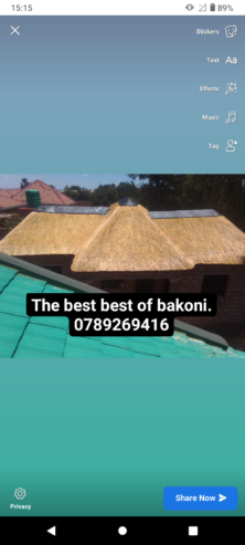 Bakoni thatch lapas