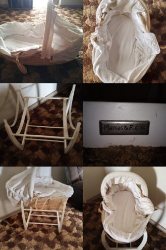 Mamas and papas moses crib for sale