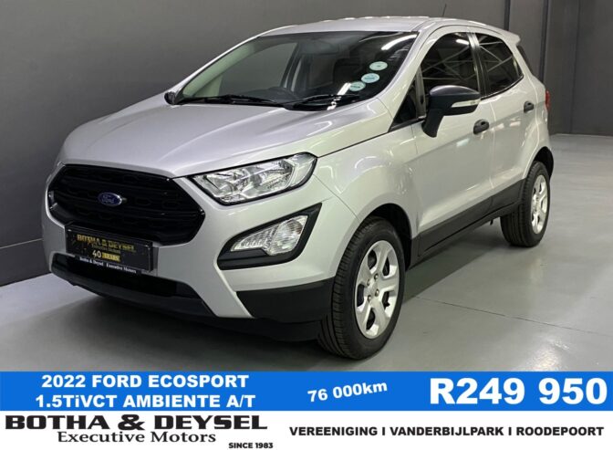 2022 Ford Ecosport 1.5 TiVct Ambient Auto