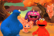 Sesame Street once upon a monster an tenner at time Cookie Monster gro