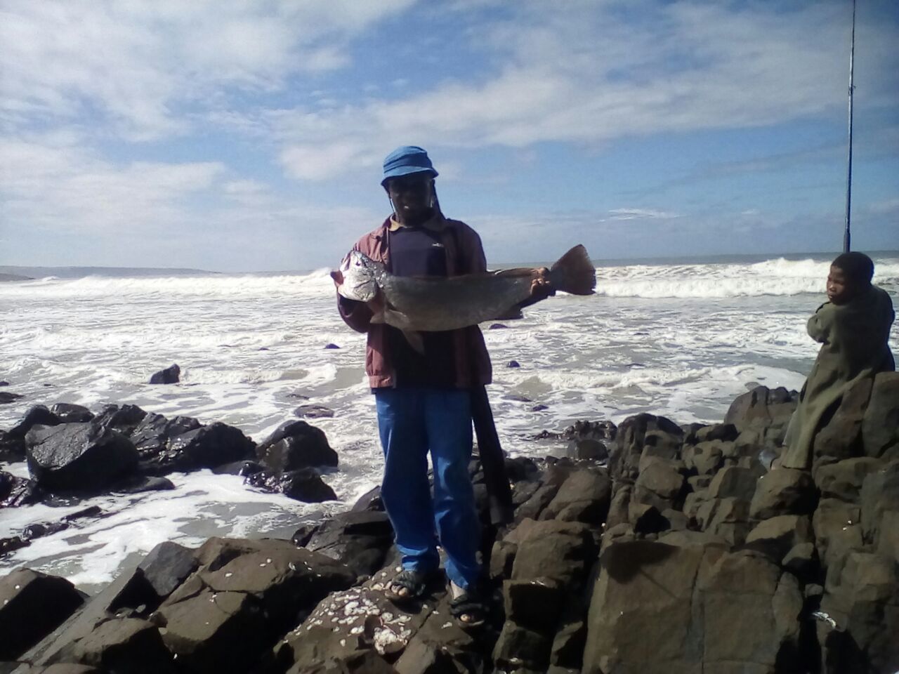 Fishing and Hiking at Mbotyi Waterfall Bluff Transkei