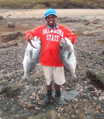 Fishing and Hiking at Mbotyi Waterfall Bluff Transkei