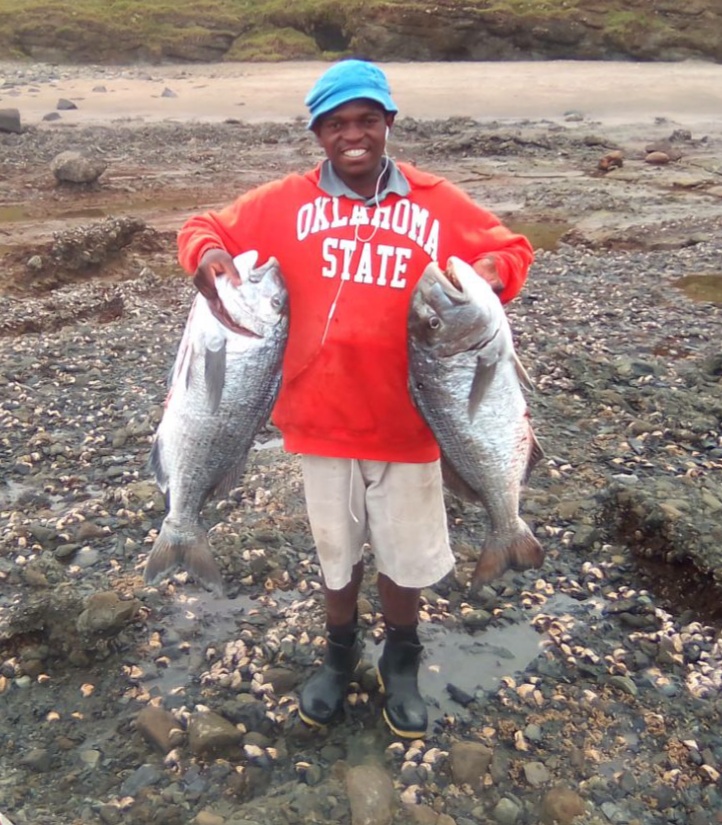 Fishing and Hiking at Mbotyi Waterfall Bluff Transkei