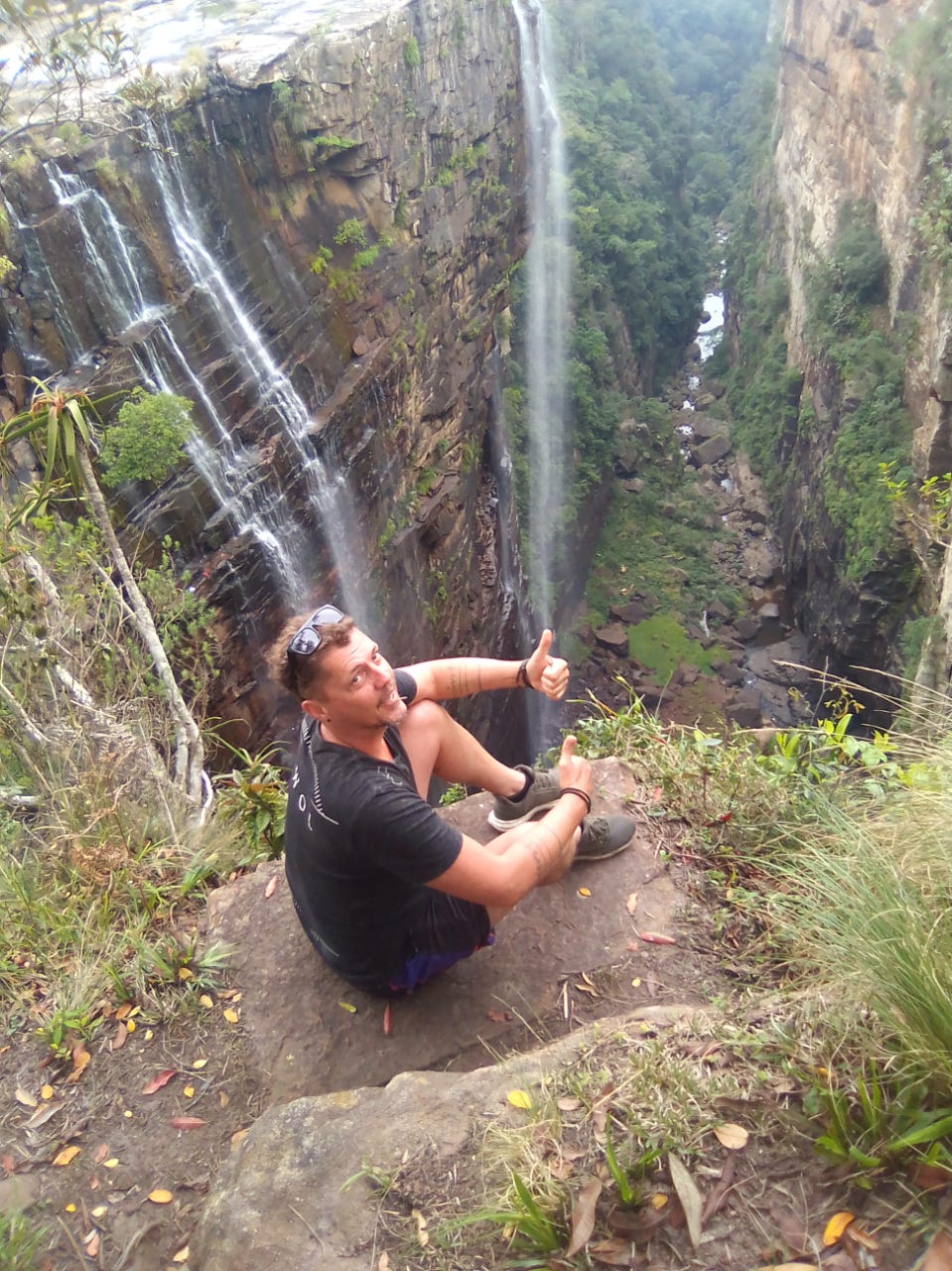 Fishing and Hiking at Mbotyi Waterfall Bluff Transkei