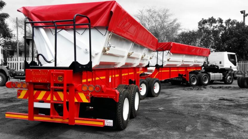 34-TON SIDE TIPPER TRUCKS FOR HIRE-0411100383/0661778902