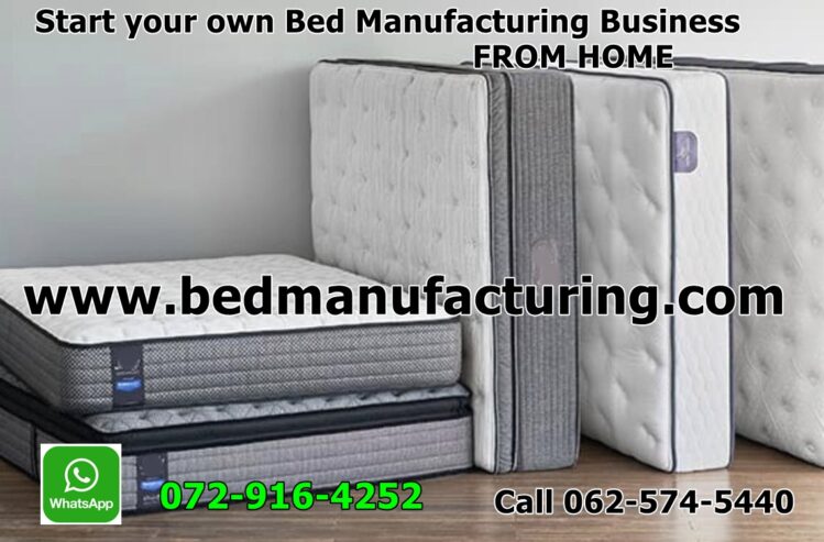 Manufacture beds base and mattrass for sale R350 000