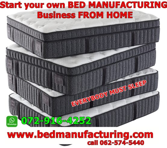 Manufacture beds base and mattrass for sale R350 000