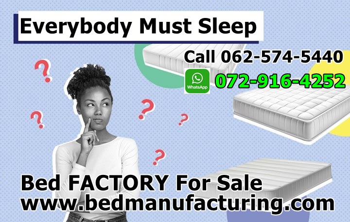 Manufacture beds base and mattrass for sale R350 000